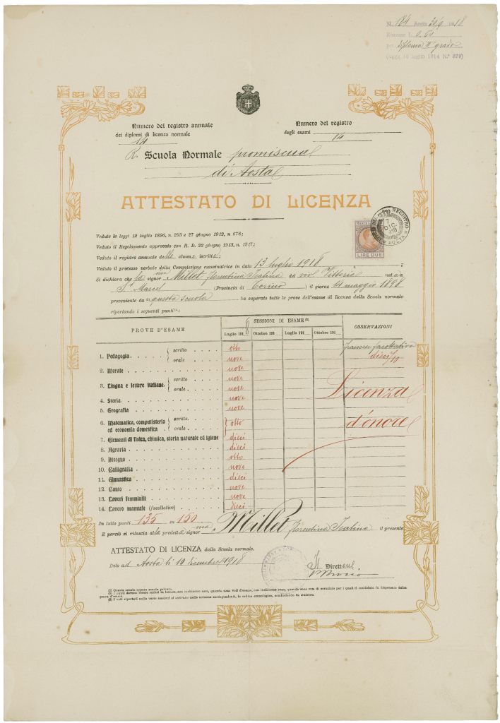 Dichiarazione, certificato, diploma n. 1242 - pagina: 1/1