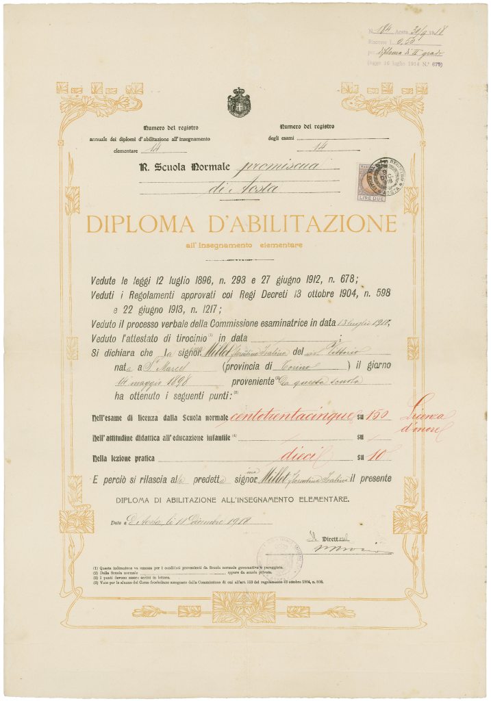 Dichiarazione, certificato, diploma n. 1243 - pagina: 1/1